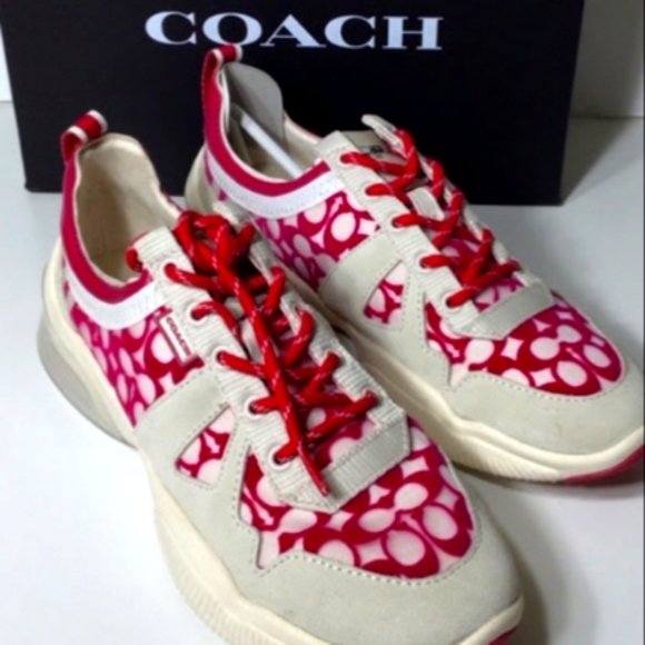 COACH HYPOCRITE CITY SOLE SIGNATURE MESH TRAINER 7 SERIES TRAINER SPORTS SHOES - Picture 1 of 16